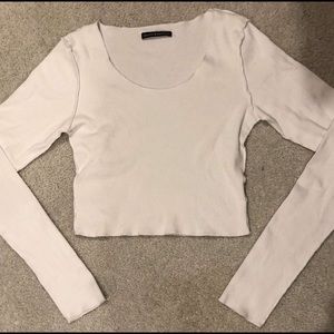 Brandy Melville white long sleeve